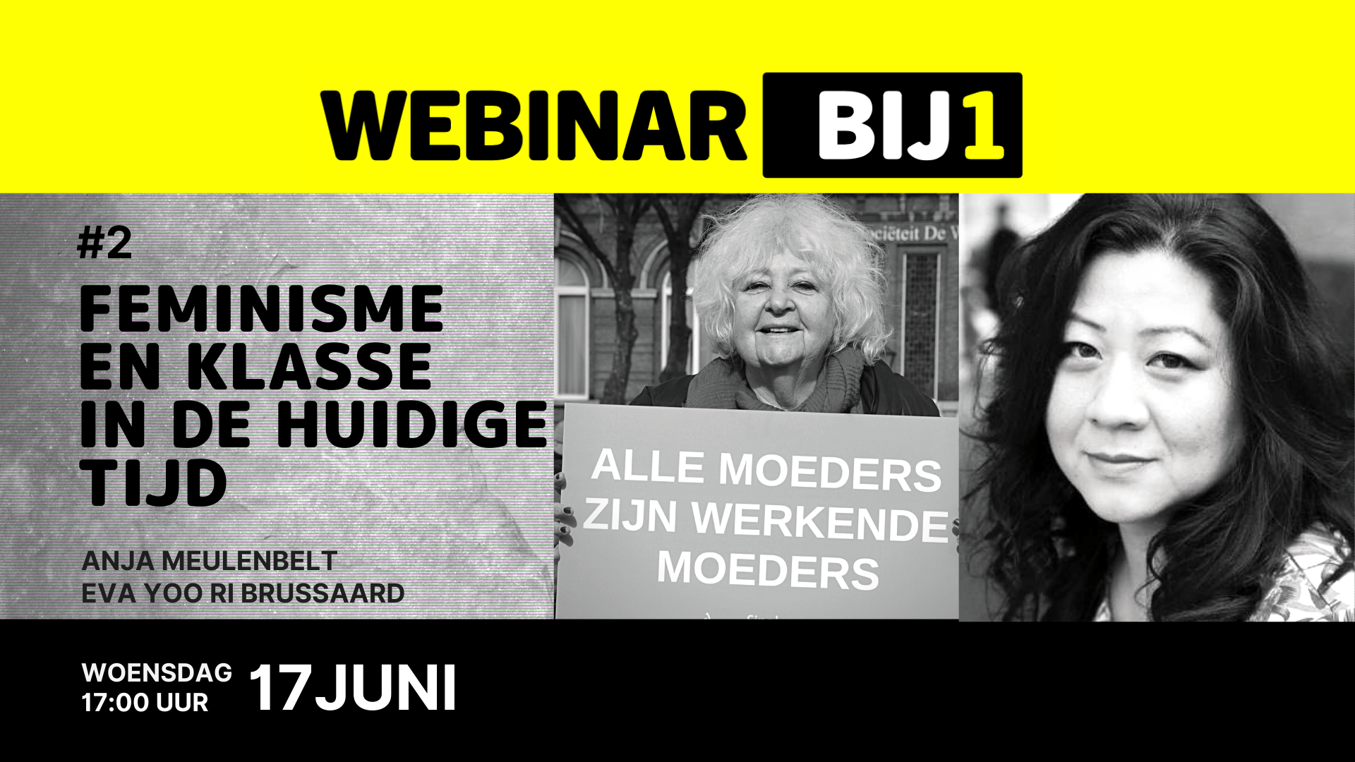 Webinar: Feminisme en klasse in de huidige tijd met Anja Meulenbelt en Eva Yoo Ri Brussaard