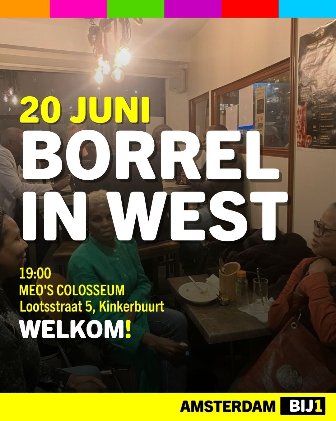 20 juni Borrel in West